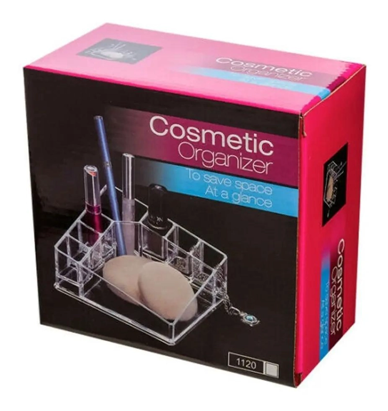 ORGANIZADOR DE MAQUILLAJE ACRILICO TRANSPARENTE PARA COSME TICOS - 7