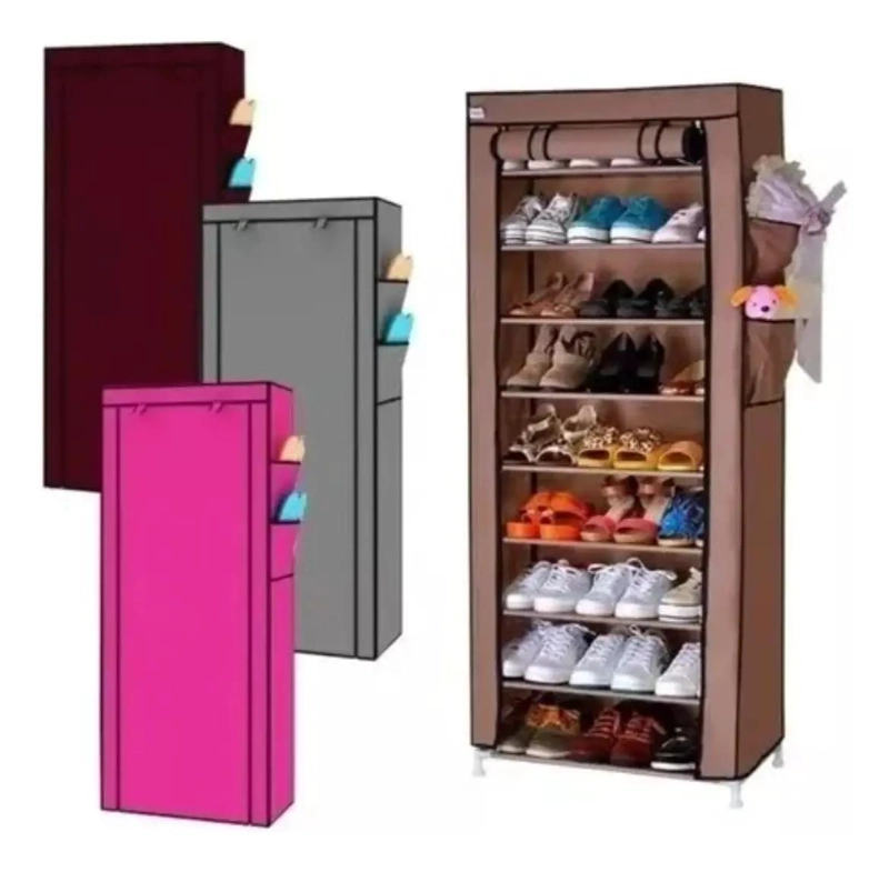ORGANIZADOR ARMABLE DE ZAPATOS CON 9 NIVELES PARA 30 PARES - 3