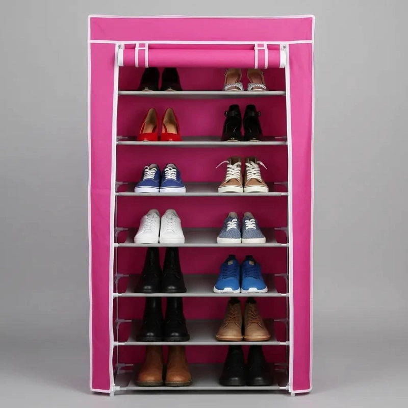 ORGANIZADOR ARMABLE DE ZAPATOS CON 9 NIVELES PARA 30 PARES - 5