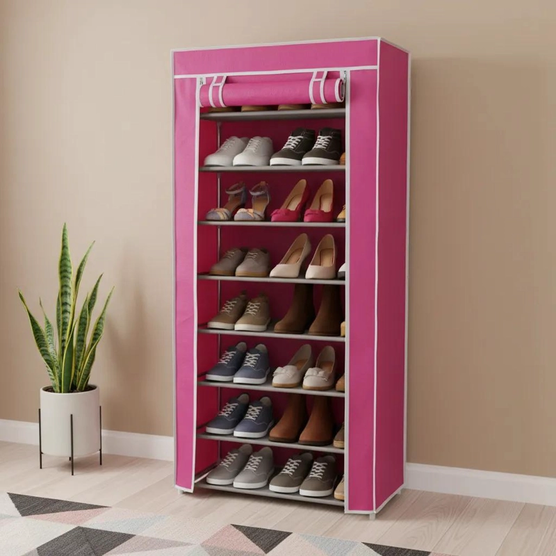 ORGANIZADOR ARMABLE DE ZAPATOS CON 9 NIVELES PARA 30 PARES - 7