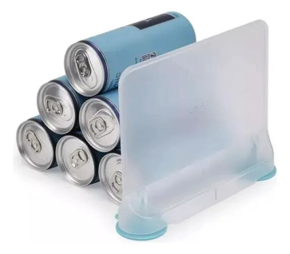 ORGANIZADOR DE REFRIGERADOR PARA LATAS CON VENTOSAS - 1