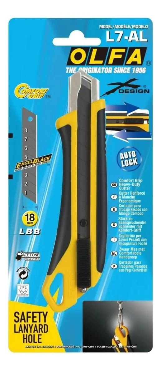 CUCHILLO INDUSTRIAL ANTIDESLIZANTE PARA CORTES PRECISOS - 1