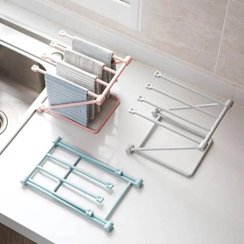 ESTANTE PLEGABLE ORGANIZADOR DE COCINA PARA 3 PAÑOS - 2