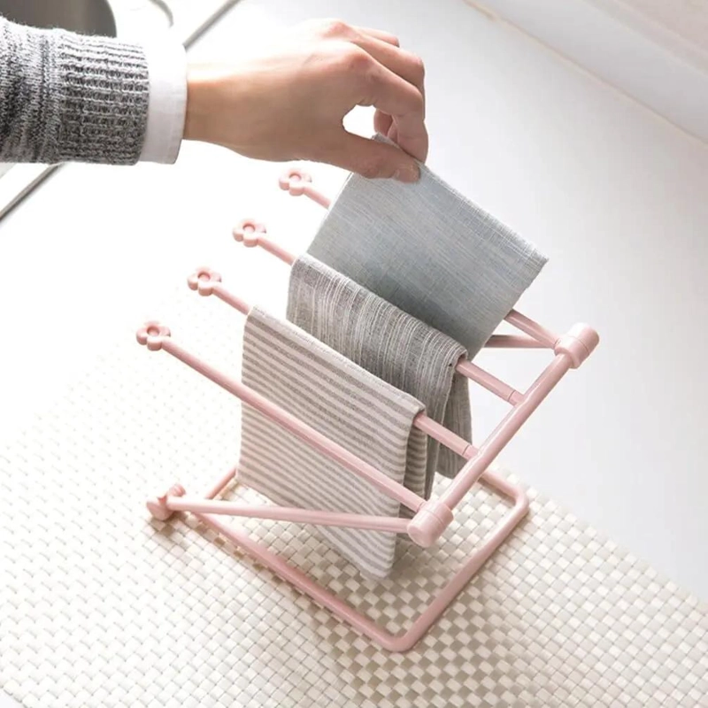 ESTANTE PLEGABLE ORGANIZADOR DE COCINA PARA 3 PAÑOS - 9