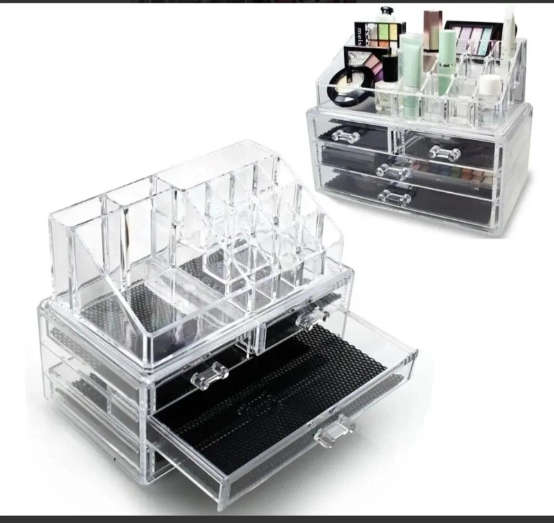 ORGANIZADOR ACRILICO PARA MAQUILLAJE Y ACCESORIOS - 2