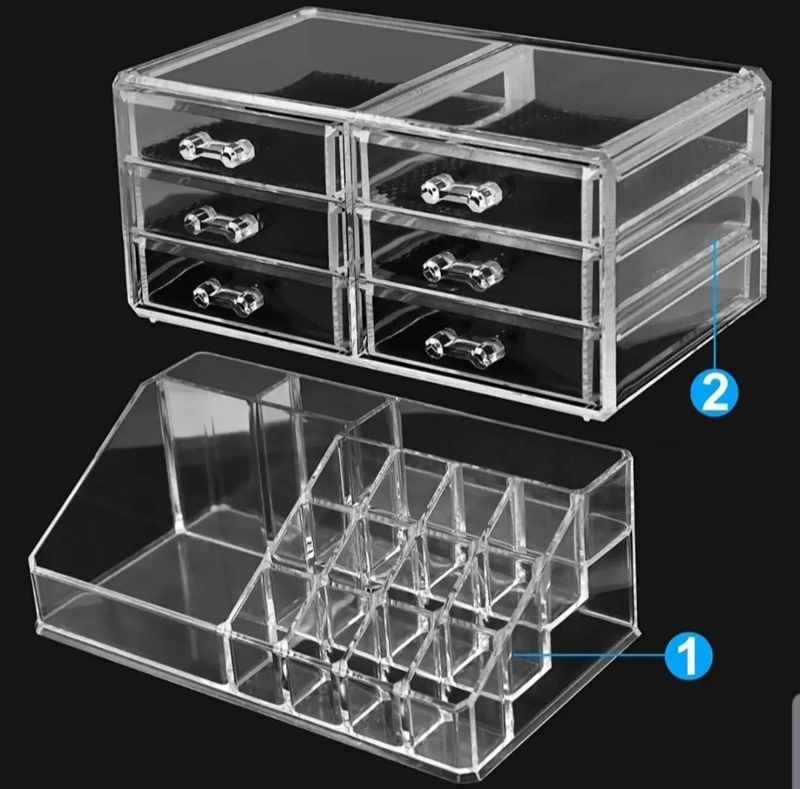 ORGANIZADOR ACRILICO PARA MAQUILLAJE Y ACCESORIOS - 4