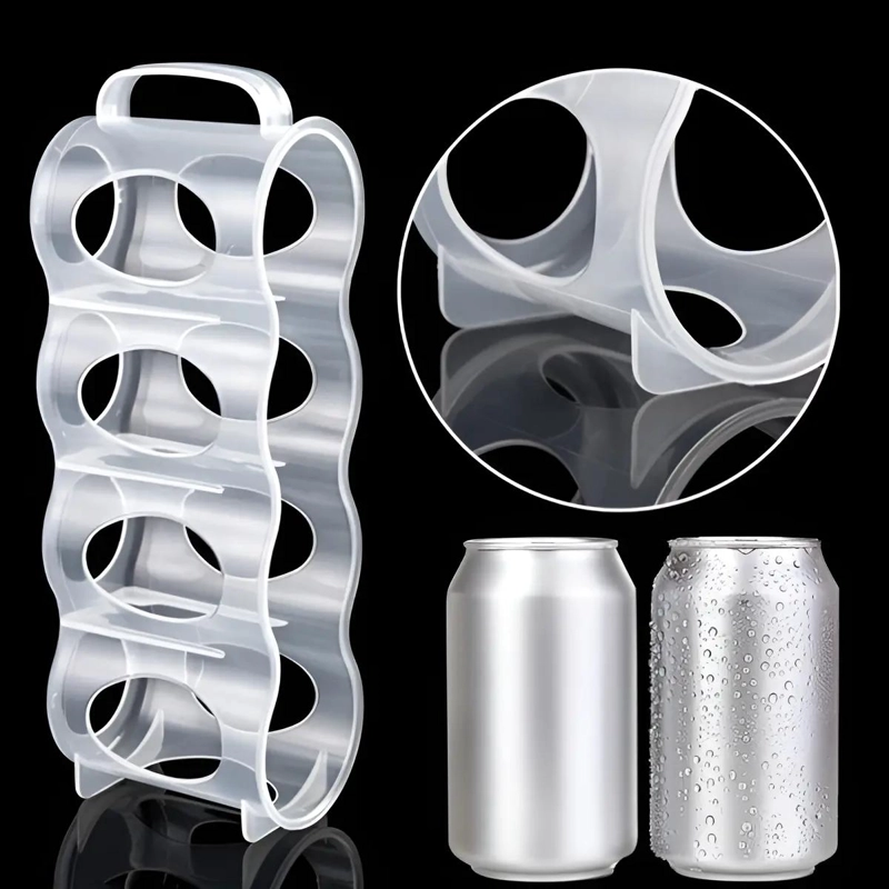 ORGANIZADOR PORTATIL PARA LATAS Y BOTELLAS EN REFRIGERADOR - 4