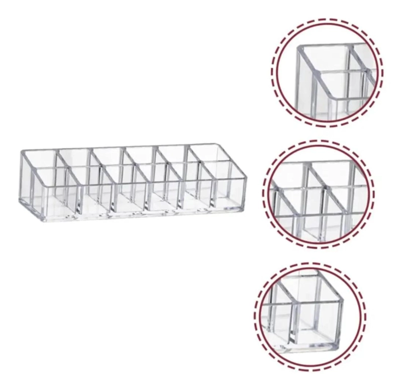 ORGANIZADOR DE MAQUILLAJE PRACTICO Y FUNCIONAL TRANSPARENTE - 3