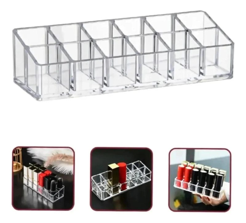 ORGANIZADOR DE MAQUILLAJE PRACTICO Y FUNCIONAL TRANSPARENTE - 5