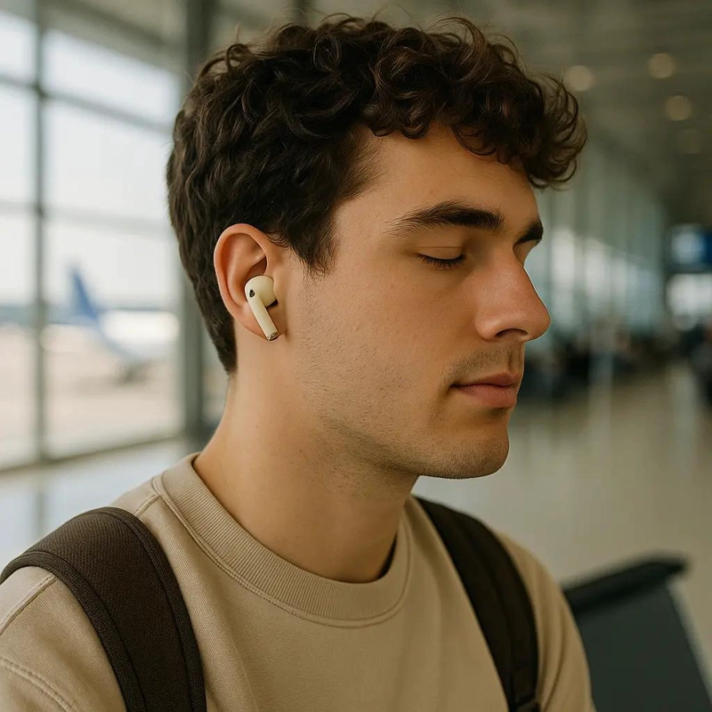 AUDIFONOS INALAMBRICOS BLUETOOTH 5.3 CON SONIDO HI-FI Y MICROFONO - 1