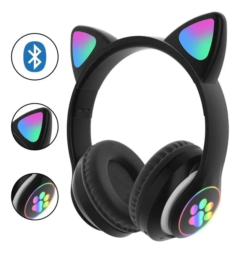 AUDIFONOS INALAMBRICOS CON DISEÑO DIVERTIDO Y MICROFONO - 8