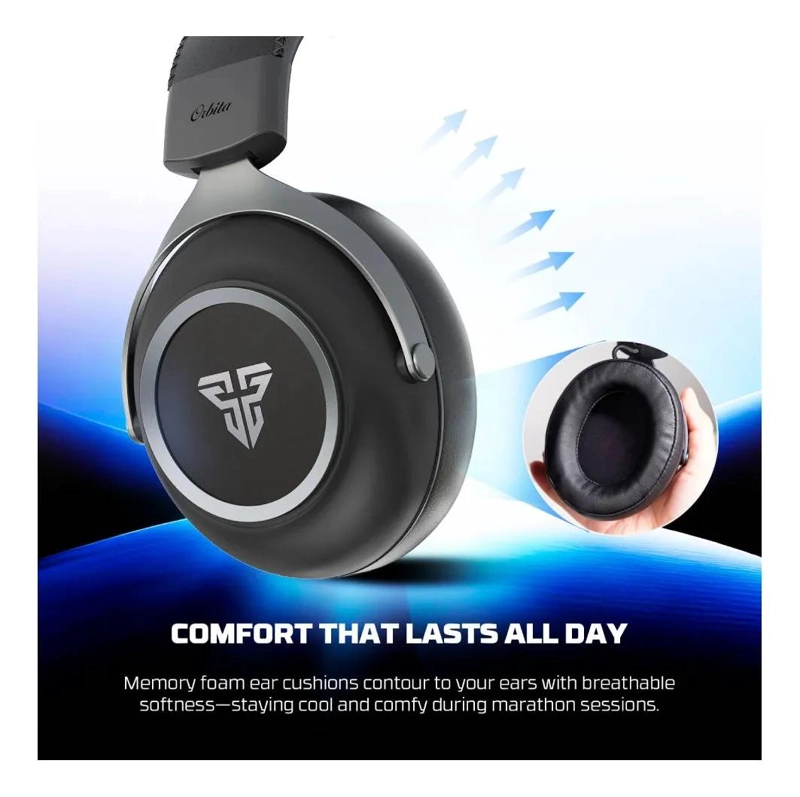 AUDIFONOS INALAMBRICOS CON BATERIA DE 170 HORAS Y SONIDO 7.1 - 4