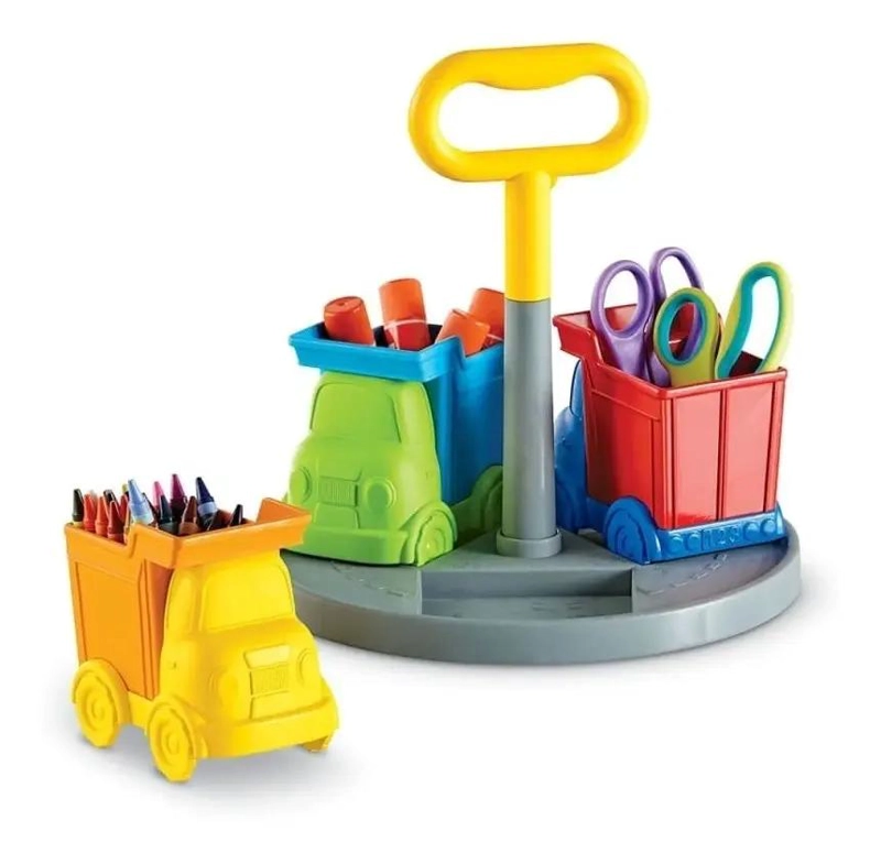 ORGANIZADOR DE ESCRITORIO INFANTIL CON DISEÑO DE CAMIONES - 2