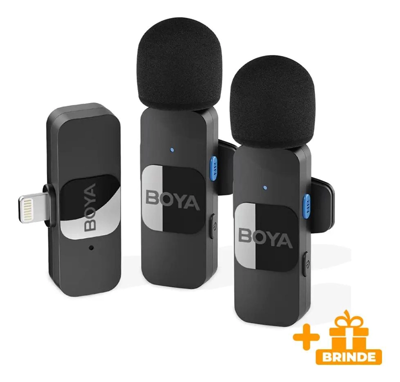 MICROFONO DE SOLAPA INALAMBRICO PARA GRABACION DE AUDIO - 1