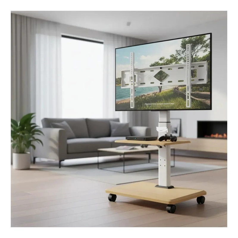 SOPORTE MOVIL PARA TV DE 32 A 70 PULGADAS CON RUEDAS - 7