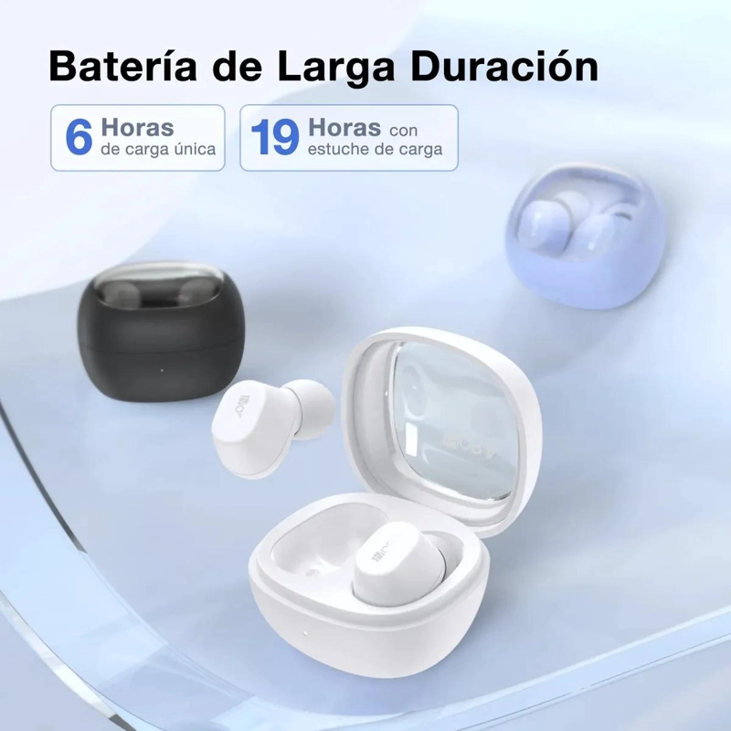 AUDIFONOS INALAMBRICOS BLUETOOTH IN-EAR CON ESTUCHE DE CARGA - 1