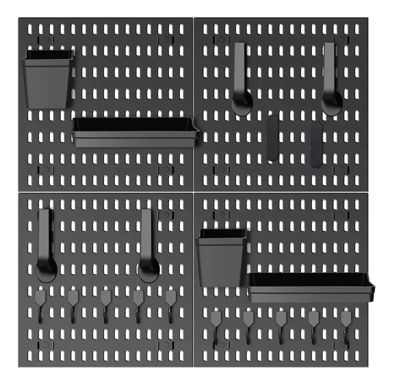 ORGANIZADOR DE ESCRITORIO MODULAR DE PARED CON 22 ACCESORIOS - 10