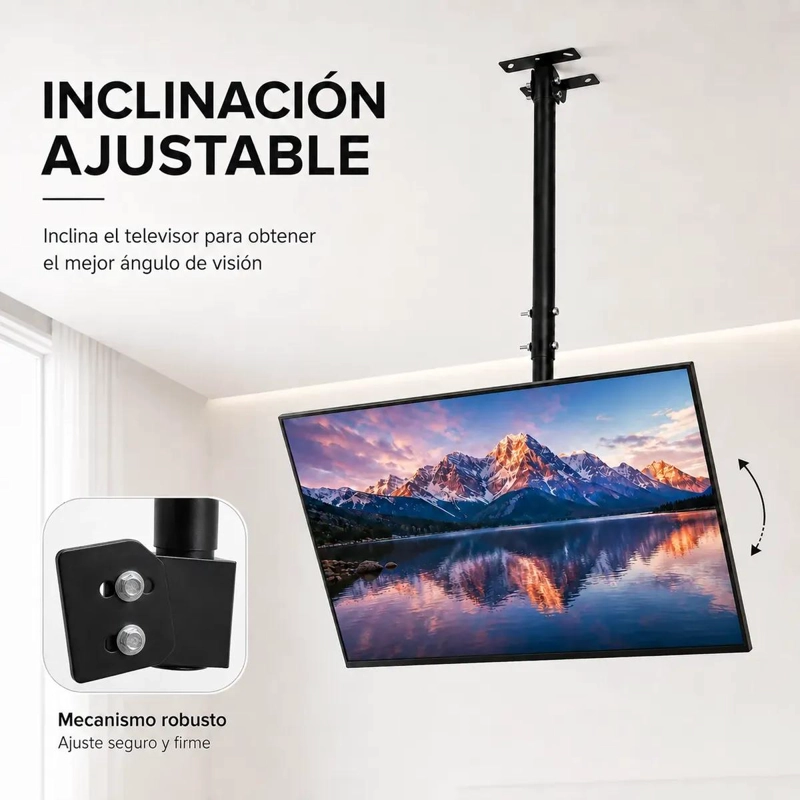 SOPORTE DE TECHO PARA TELEVISORES DE 26 A 60 PULGADAS - 8