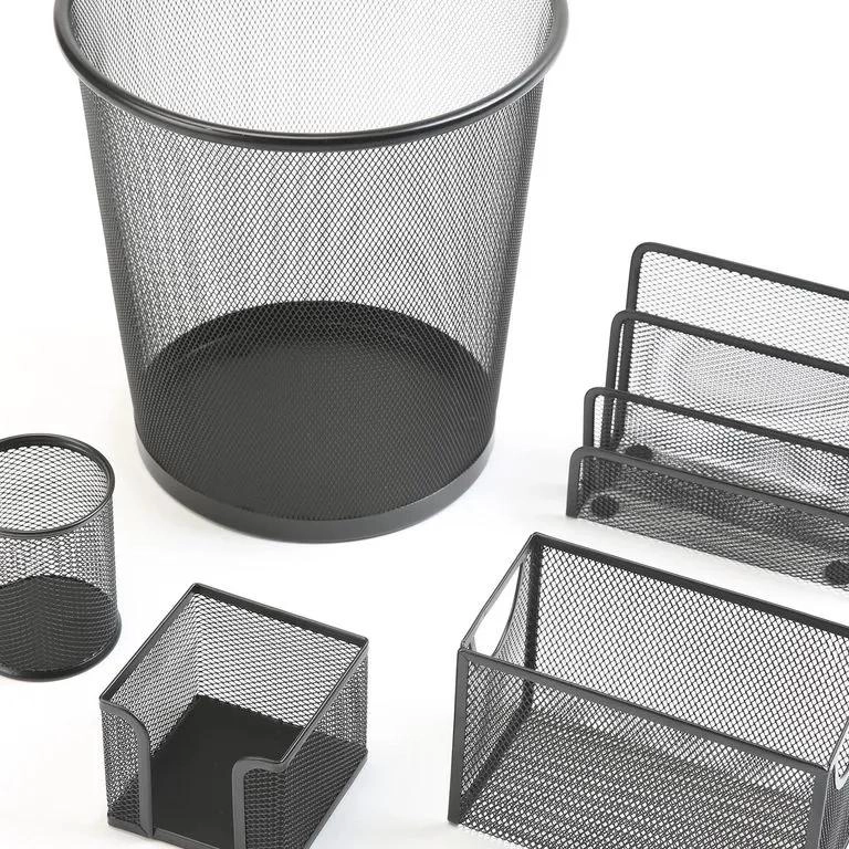 SET ORGANIZADOR DE ESCRITORIO 5 PIEZAS PARA OFICINA - 3