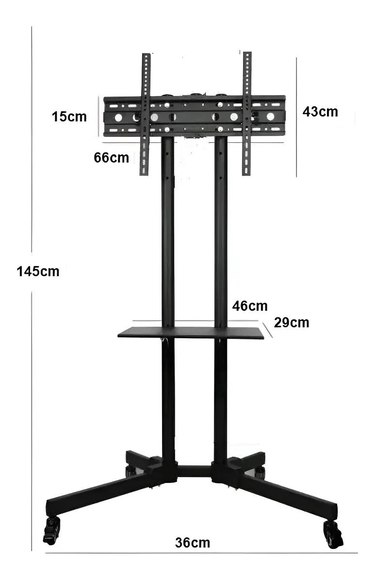 SOPORTE DE PISO PARA TV MOVIL CON RUEDAS 32-65 PULGADAS - 5