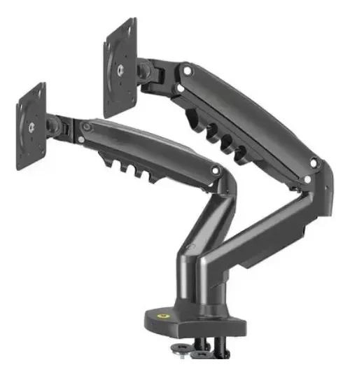 SOPORTE ERGONOMICO DE MESA PARA DOS MONITORES DE 17 A 27 PULGADAS - 1