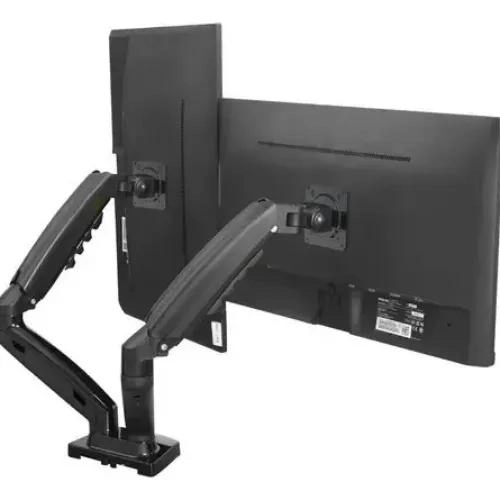 SOPORTE ERGONOMICO DE MESA PARA DOS MONITORES DE 17 A 27 PULGADAS - 2