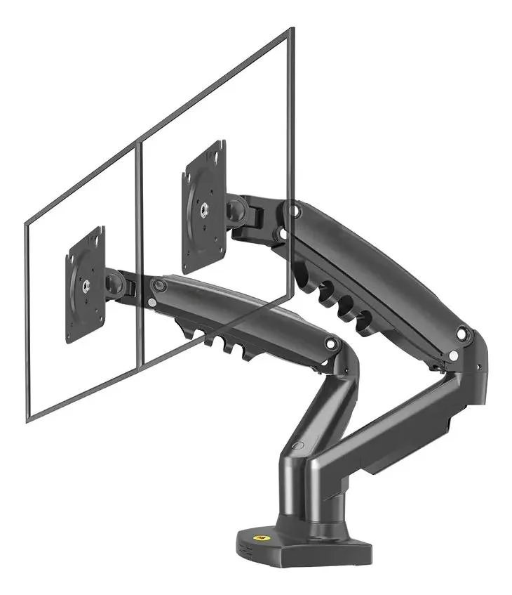SOPORTE ERGONOMICO DE MESA PARA DOS MONITORES DE 17 A 27 PULGADAS - 3