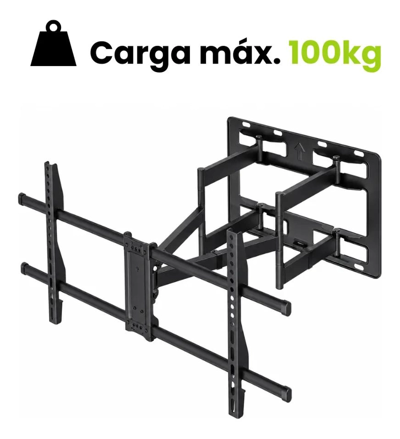 SOPORTE DE PARED PARA TV CON BRAZO DOBLE DE 66CM - 1