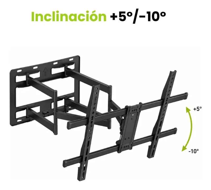 SOPORTE DE PARED PARA TV CON BRAZO DOBLE DE 66CM - 4