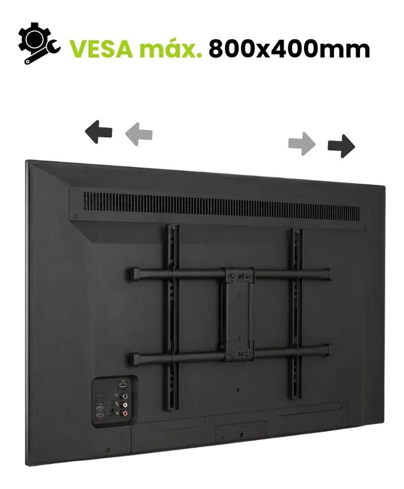 SOPORTE DE PARED PARA TV CON BRAZO DOBLE DE 66CM - 5