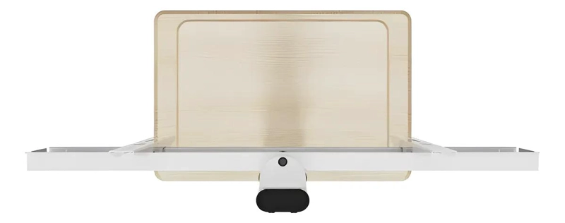 SOPORTE MOVIL PARA TV CON RUEDAS Y ESTANTES AJUSTABLES - 5