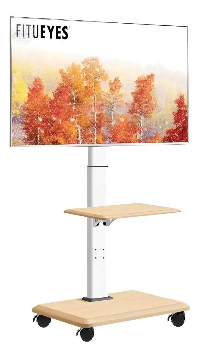 SOPORTE MOVIL PARA TV CON RUEDAS Y BASE PEDESTAL DE 32 A 70 PULGADAS - 8