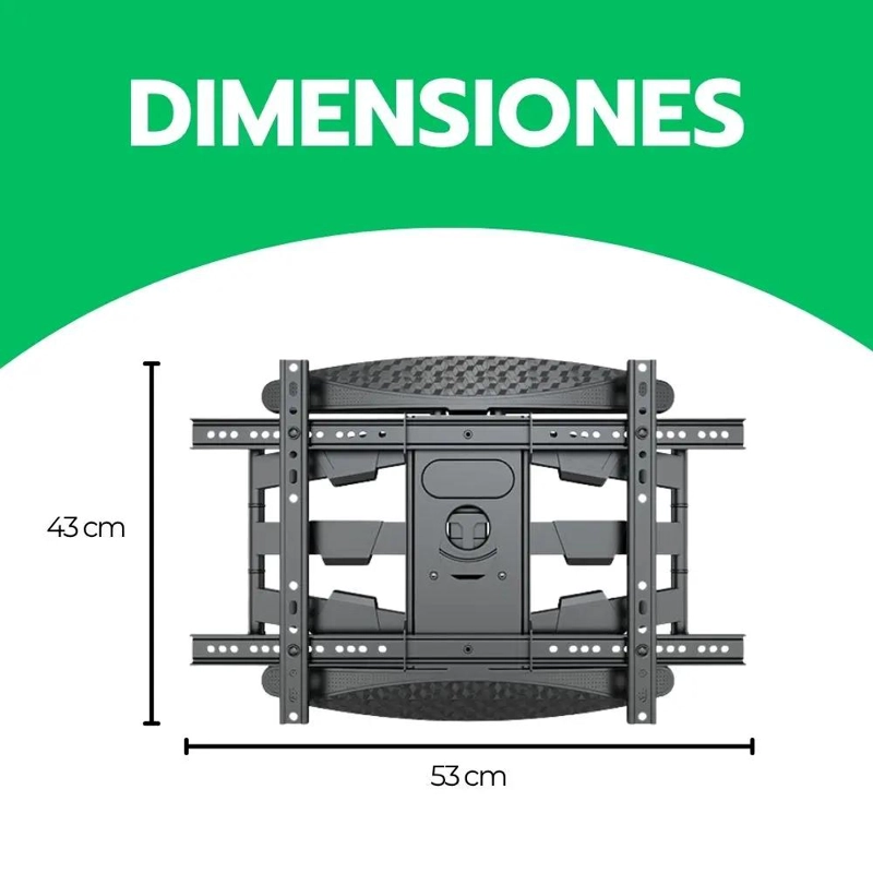 SOPORTE PROFESIONAL DE ACERO PARA TELEVISORES DE 55 A 85 PULGADAS - 10