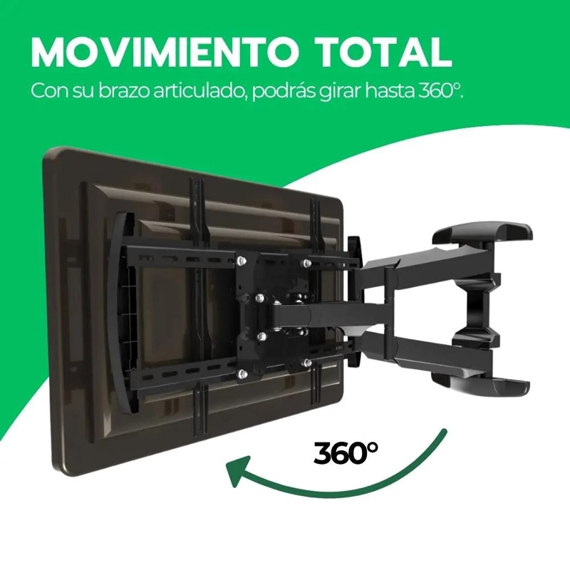 SOPORTE PROFESIONAL DE ACERO PARA TELEVISORES DE 55 A 85 PULGADAS - 8