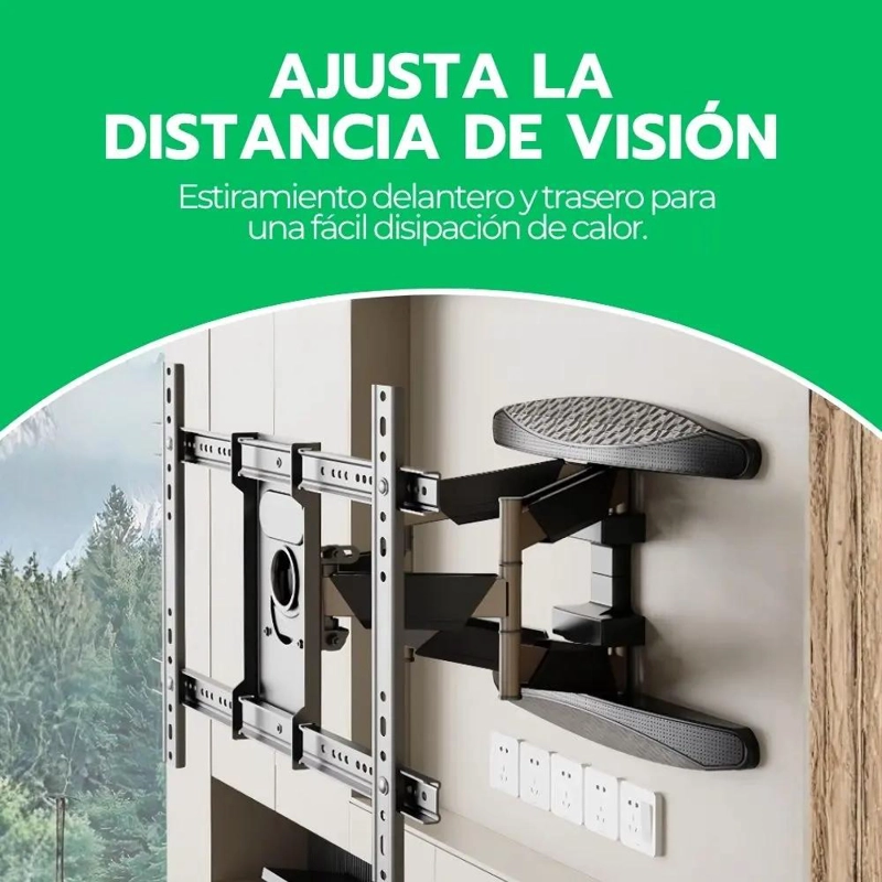 SOPORTE PROFESIONAL DE ACERO PARA TELEVISORES DE 55 A 85 PULGADAS - 9