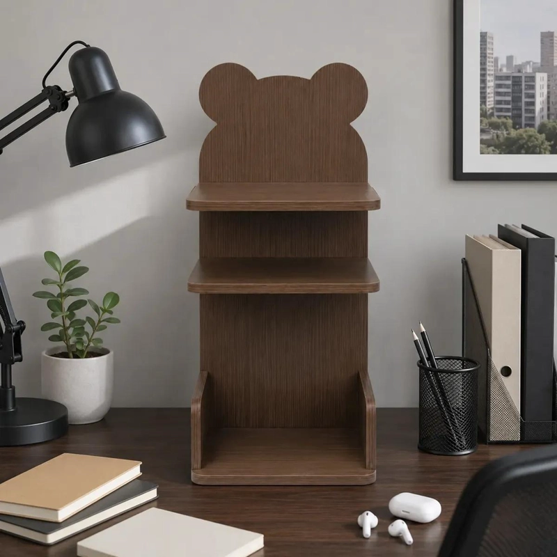 ORGANIZADOR DE MESA TIPO OSO PARA ESCRITORIO Y DORMITORIO - 1