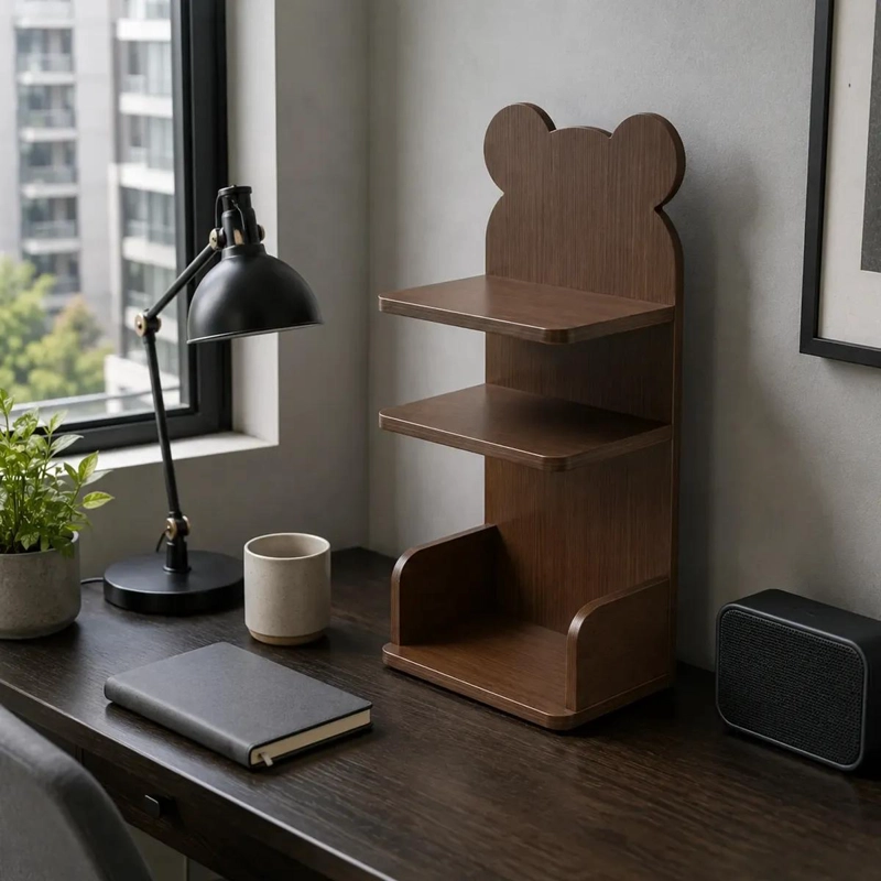 ORGANIZADOR DE MESA TIPO OSO PARA ESCRITORIO Y DORMITORIO - 4