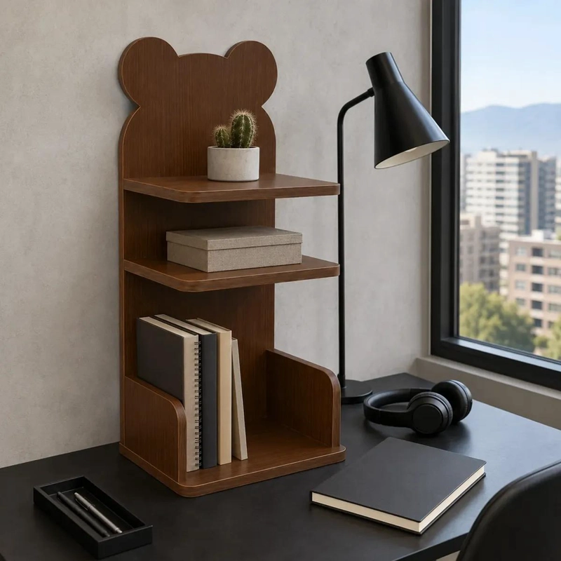 ORGANIZADOR DE MESA TIPO OSO PARA ESCRITORIO Y DORMITORIO - 6