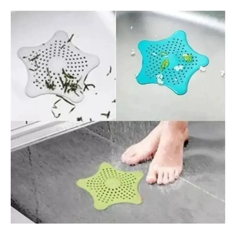 SET DE 20 FILTROS DE SILICONA PARA DRENAJE EN COCINA Y BAÑO - 2