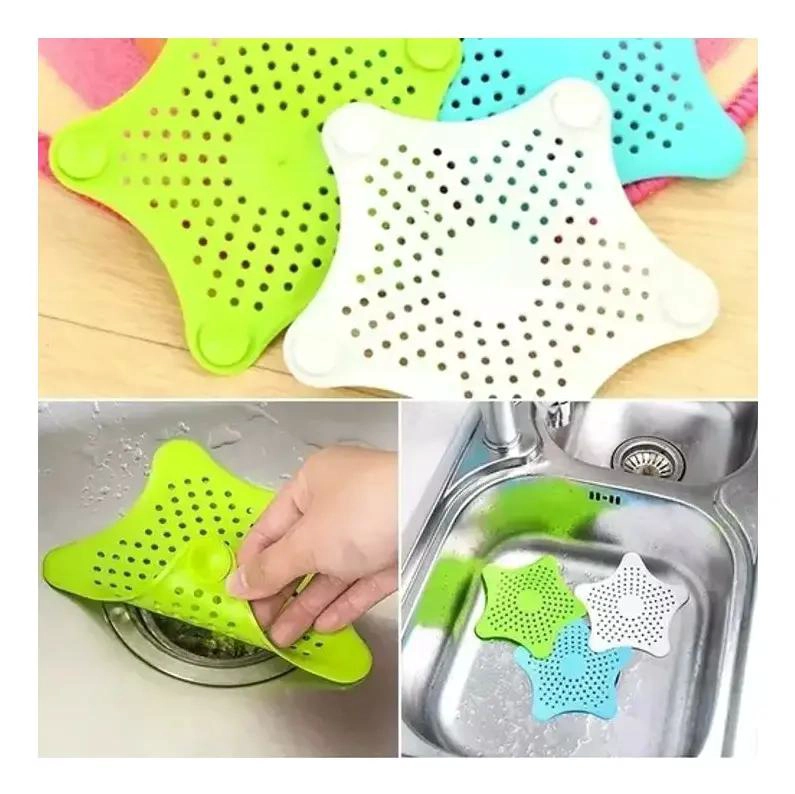 SET DE 20 FILTROS DE SILICONA PARA DRENAJE EN COCINA Y BAÑO - 4