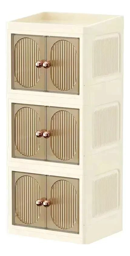 ORGANIZADOR DE COSME TICOS PLEGABLE CON 3 NIVELES PARA MAQUILLAJE - 1