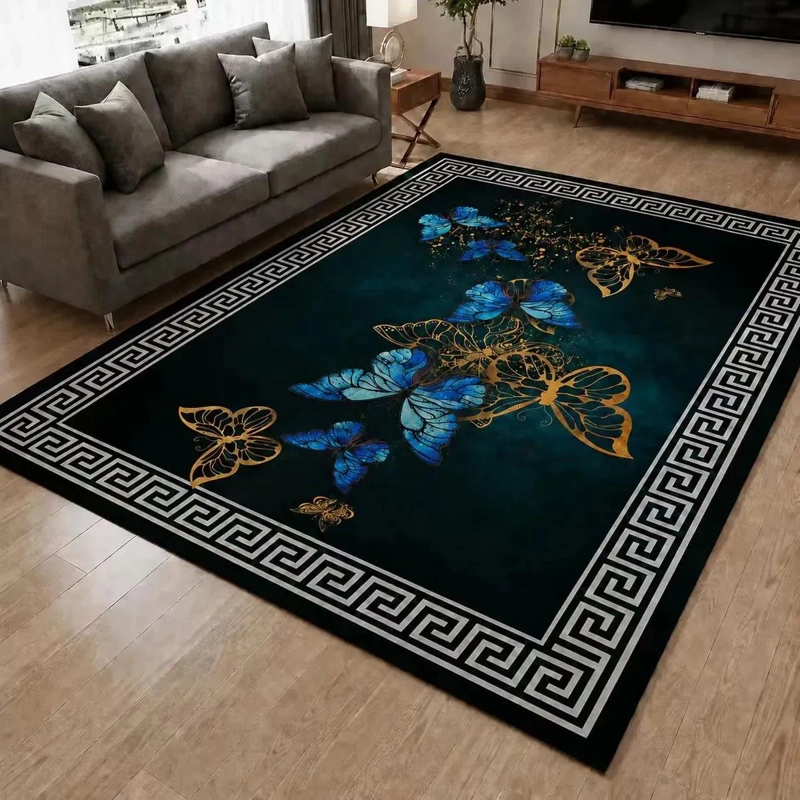 ALFOMBRA DECORATIVA 200X240CM DISEÑO MODERNO PARA SALON Y DORMITORIO - 1