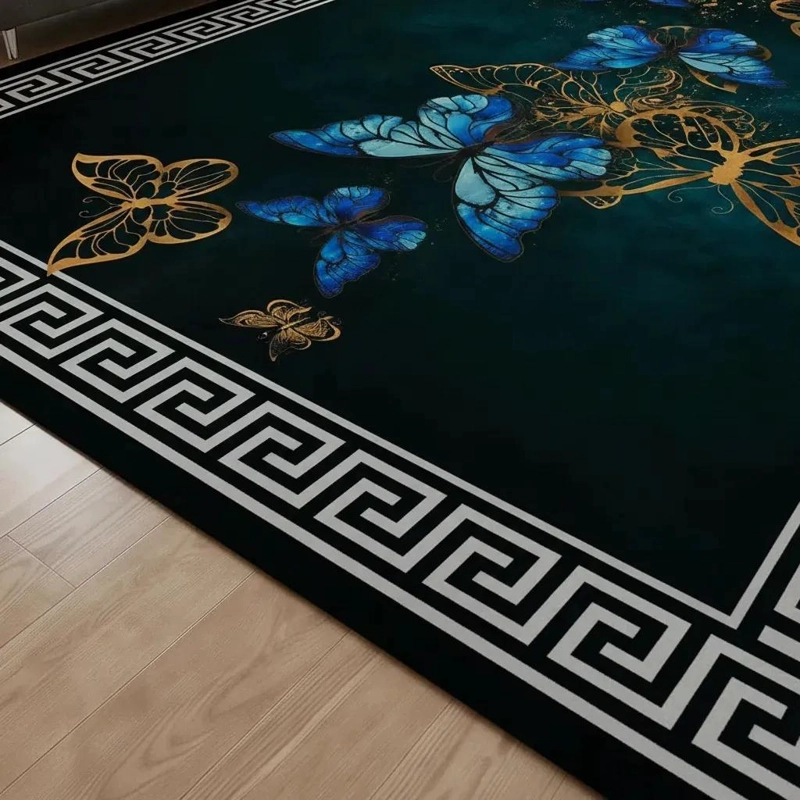 ALFOMBRA DECORATIVA 200X240CM DISEÑO MODERNO PARA SALON Y DORMITORIO - 2
