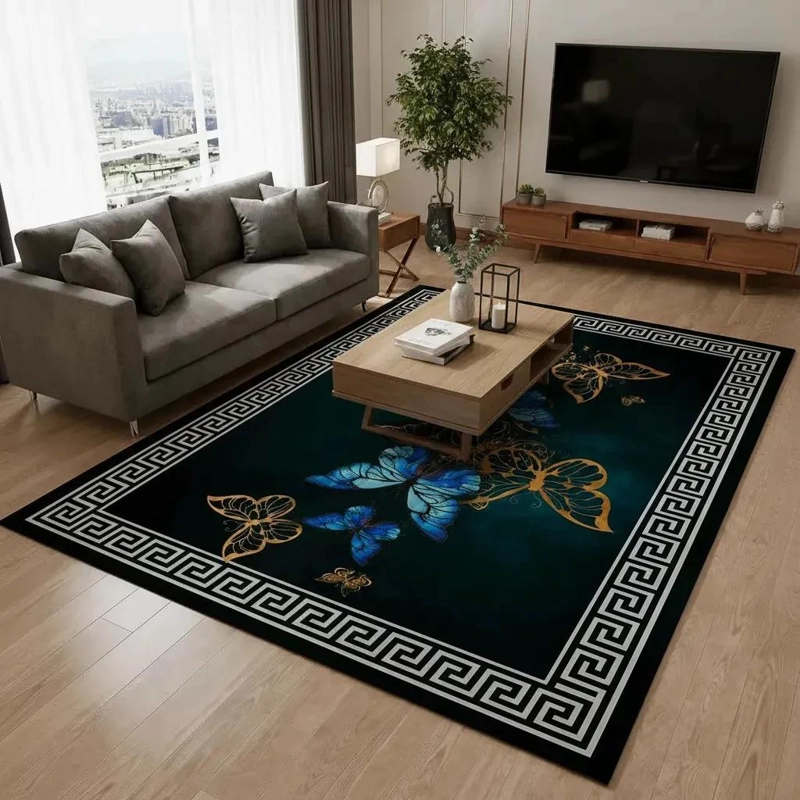 ALFOMBRA DECORATIVA 200X240CM DISEÑO MODERNO PARA SALON Y DORMITORIO - 3