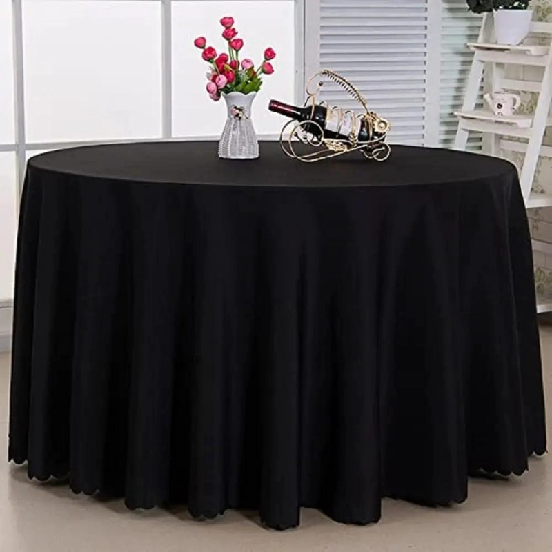 MANTEL REDONDO ELEGANTE 250 CM DIAMETRO PARA EVENTOS - 1