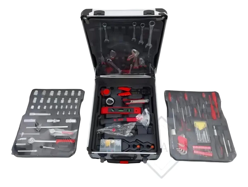 CAJA DE HERRAMIENTAS PORTATIL CON 477 PIEZAS Y 4 ESTANTES - 4