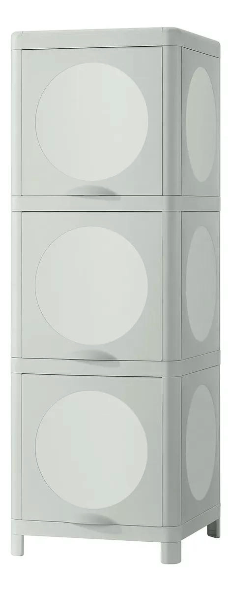 GABINETE VERTICAL VERDE PARA BAÑO 33X34X99 CM - 1