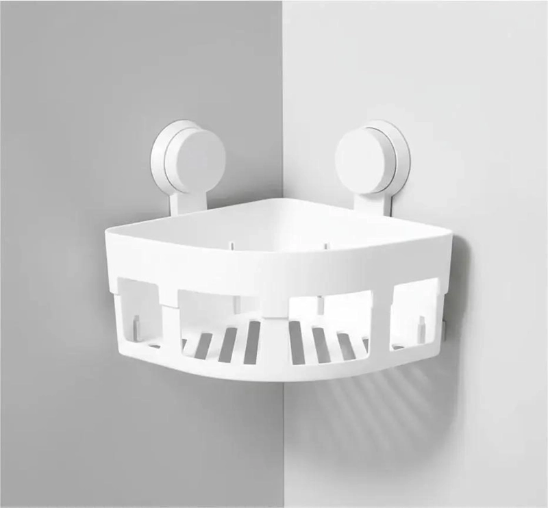 ORGANIZADOR DE DUCHA ESQUINERO CON VENTOSAS PARA BAÑO - 9