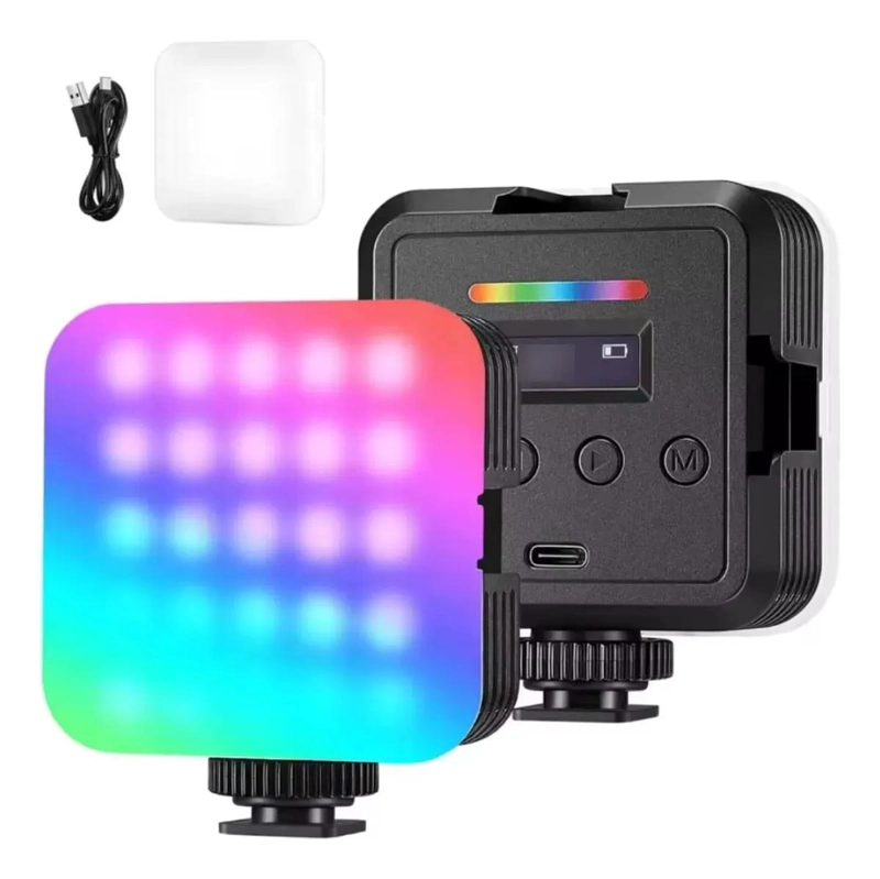 FOCO LED RGB PARA FOTOGRAFIA Y VIDEOCONFERENCIAS - 1