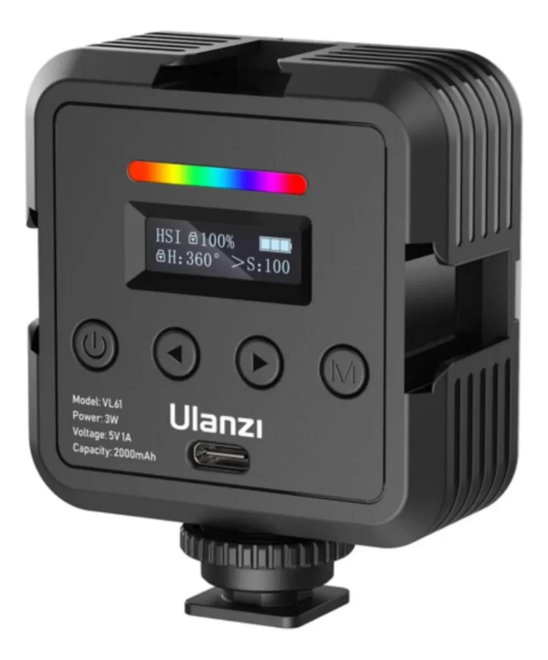 FOCO LED RGB PARA FOTOGRAFIA Y VIDEOCONFERENCIAS - 4